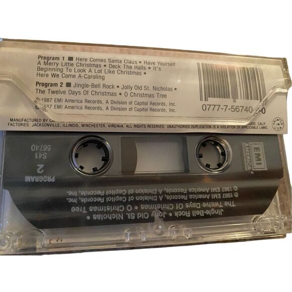 Christmas With The Chipmunks 1963 Cassette Tape Music - Picture 4 of 5